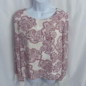 Charlotte Russe Open Back Blouse Size Medium